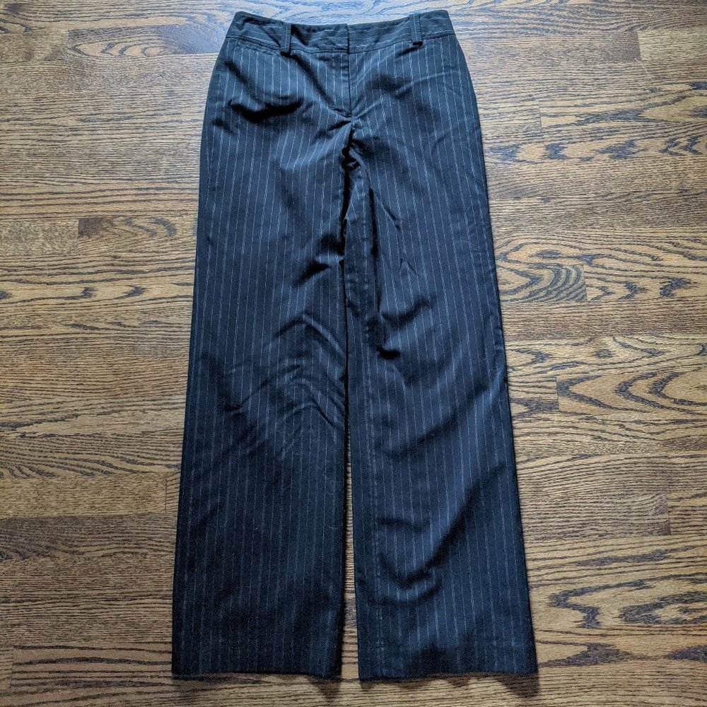 Ann Taylor Black Pinstripe Trouser 2